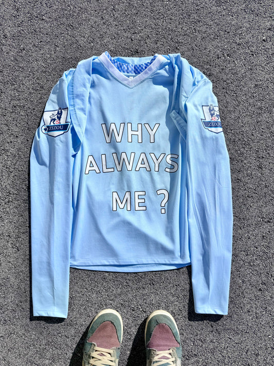WHY ALWAYS ME CELEBRATION TEE